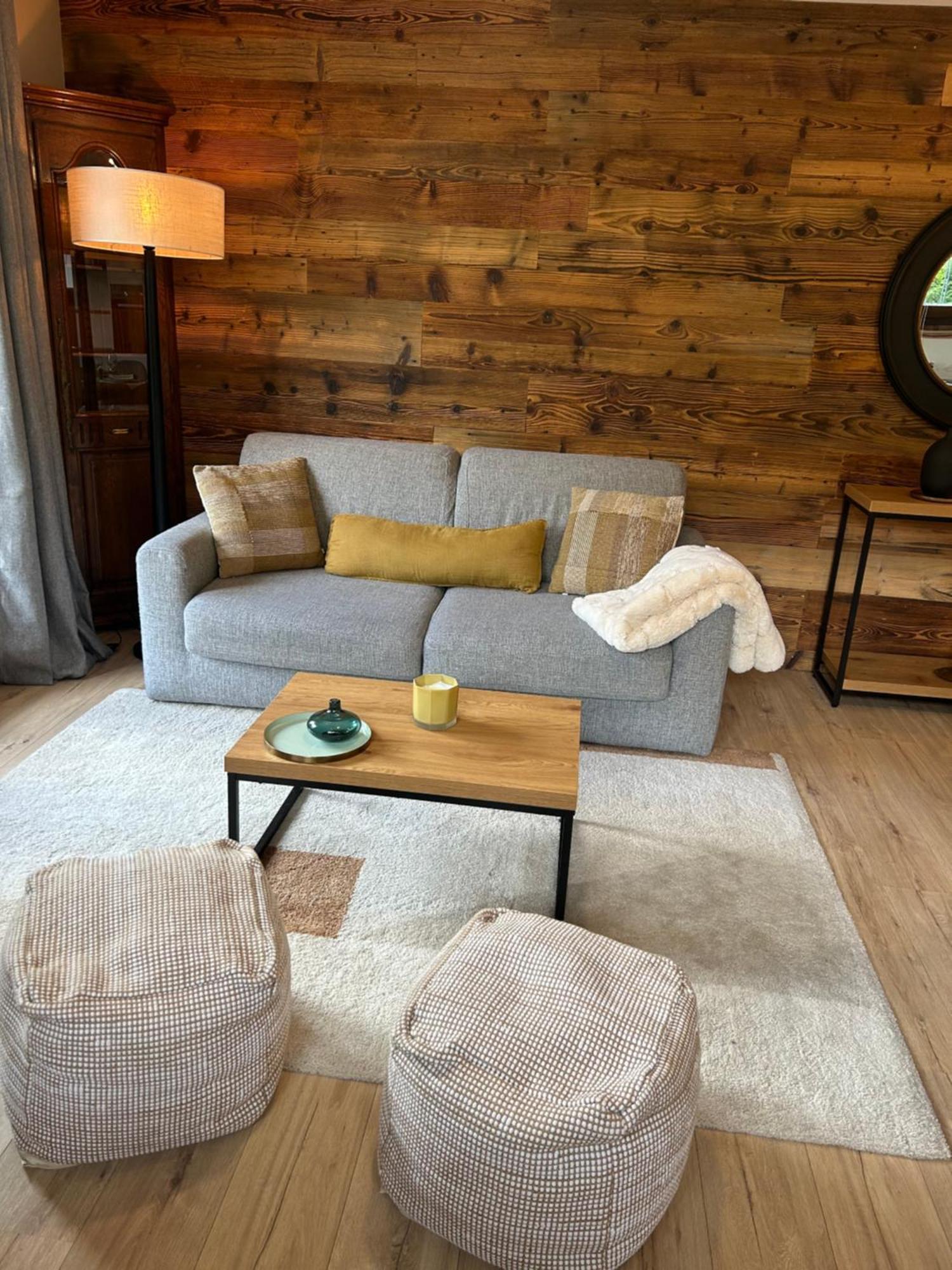 Appartement Style Chalet Avec Grande Terrasse Et Parking Prive Chamonix Exterior foto